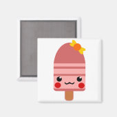 アイスクリームグリーン マグネット (正面/裏面)