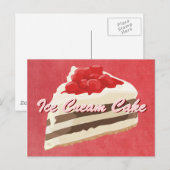 アイスクリームケーキはがき ポストカード (正面/裏面)