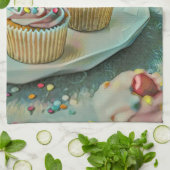 アイスクリームケーキ キッチンタオル (折り畳み)