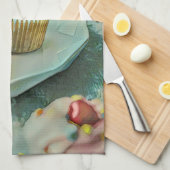 アイスクリームケーキ キッチンタオル (四つ折り)