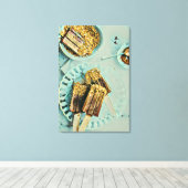 アイスクリームケーキ キャンバスプリント (インサイチュ (ウッドフロア))