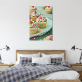 アイスクリームケーキ キャンバスプリント (インサイチュ (寝室))