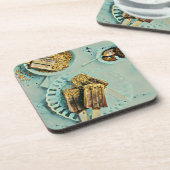 アイスクリームケーキ コースター (左側)