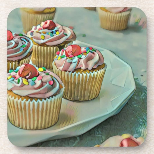 アイスクリームケーキ コースター (正面)