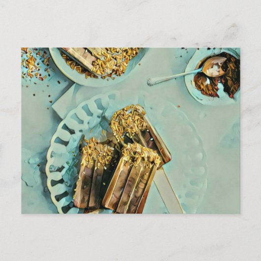 アイスクリームケーキ ポストカード (正面)