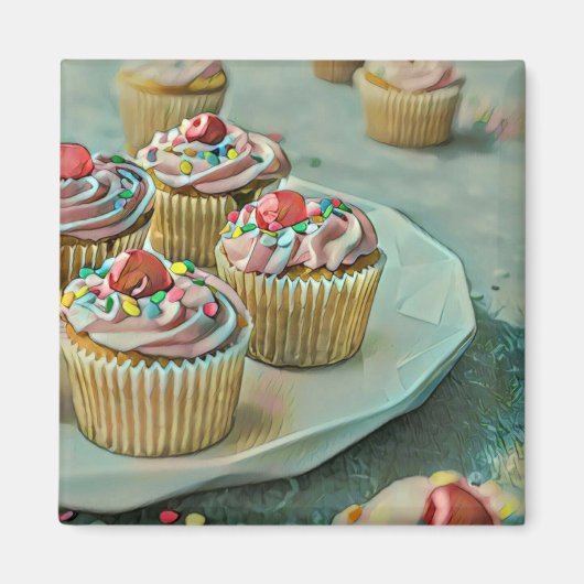 アイスクリームケーキ マグネット (正面)