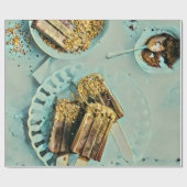 アイスクリームケーキ ラッピングペーパー (フラット)