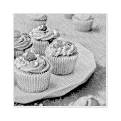 アイスクリームケーキ ラバースタンプ (インプリント)