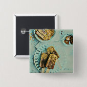 アイスクリームケーキ 缶バッジ (正面&裏面)