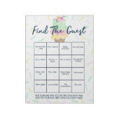 アイスクリームゲストビンゴシャワーゲームパック ノートパッド (回転)