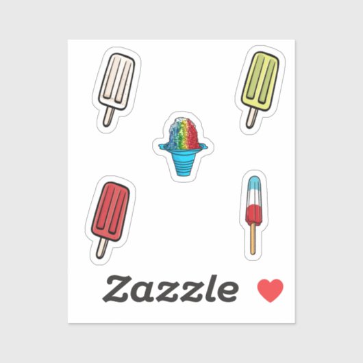 アイスクリームコレクション シール (シート)