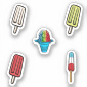 アイスクリームコレクション シール (正面)