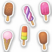 アイスクリームコレクション シール (正面)