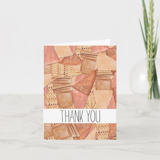 アイスクリームコーンありがとう サンキューカード (正面)