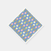 アイスクリームコーンかわいい1st誕生日パーティーナプキンス スタンダードカクテルナプキン (角)