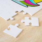 アイスクリームコーンとユニコーン ジグソーパズル (側面)