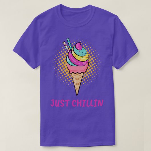 アイスクリームコーンのみ Tシャツ (デザイン正面)