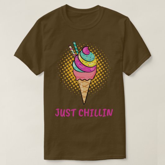 アイスクリームコーンのみ Tシャツ (デザイン正面)