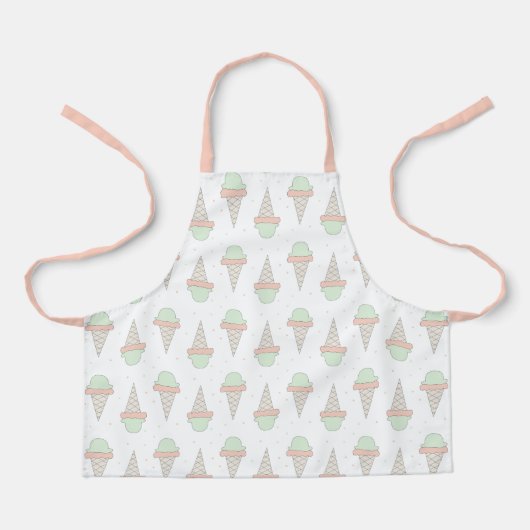 アイスクリームコーンのエプロン エプロン (正面)