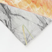 アイスクリームコーンのスモールフリースケット フリースブランケット (角)