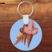 アイスクリームコーンの世代 キーホルダー (正面)