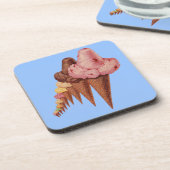 アイスクリームコーンの世代 コースター (左側)