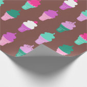 アイスクリームコーンの包装紙 ラッピングペーパー (角)