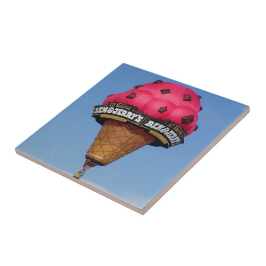 アイスクリームコーンの熱気の気球 タイル (側面)