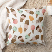 アイスクリームコーンの装飾用クッション クッション (ブランケット)