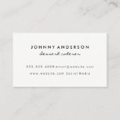 アイスクリームコーンアイコン 名刺 (裏面)