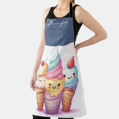 アイスクリームコーンオールオーバープリントエプロン エプロン (インサイチュ)