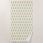 アイスクリームコーンカラーフルバープクロス ビーチタオル (正面)