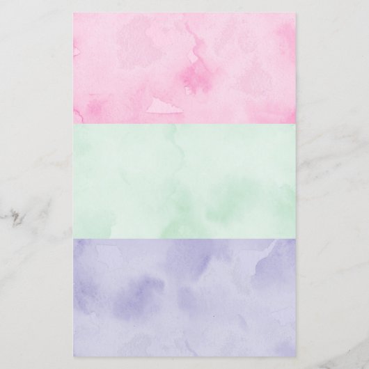 アイスクリームコーンキッズ並び手紙の筆記用紙 (裏面)