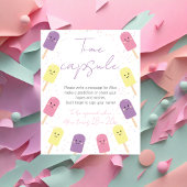 アイスクリームコーンスクープ誕生日パーティータイムカプセル ポスター