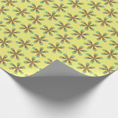 アイスクリームコーンスターパターン ラッピングペーパー (角)