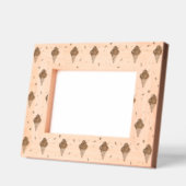 アイスクリームコーンデザイン レーザー彫刻フレーム (左)