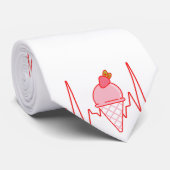 アイスクリームコーンハートビート ネクタイ (ロール)