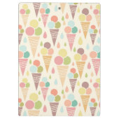 アイスクリームコーンパターン クリップボード (裏面)