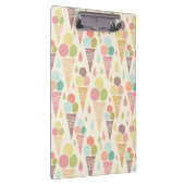 アイスクリームコーンパターン クリップボード (右)