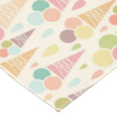 アイスクリームコーンパターン テーブルクロス (アングル)