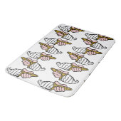 アイスクリームコーンパターン バスマット (アングル)