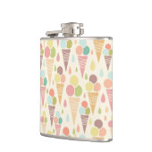 アイスクリームコーンパターン フラスク (左)