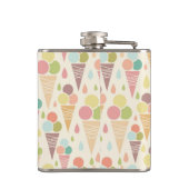 アイスクリームコーンパターン フラスク (裏面)