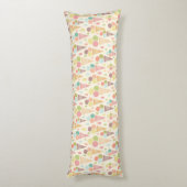 アイスクリームコーンパターン ボディピロー (裏面 (縦))