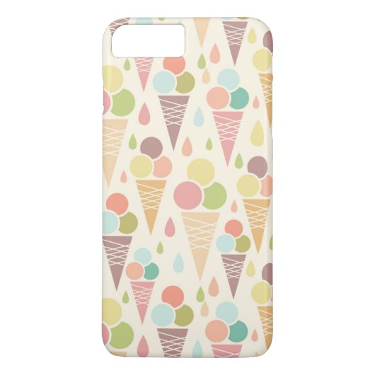 アイスクリームコーンパターン Case-Mate iPhoneケース (裏面)