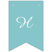 アイスクリームコーンピンクブルーハッピーバースデー バンティングフラッグ (第2の旗)