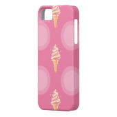 アイスクリームコーンピンク Case-Mate iPhoneケース (裏面左)