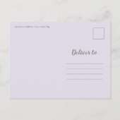 アイスクリームコーンフォト子供の誕生日パーティー インビテーションポストカード (裏面)