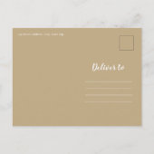 アイスクリームコーンフォト子供の誕生日パーティー インビテーションポストカード (裏面)