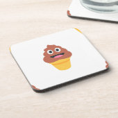 アイスクリームコーンポー絵文字 コースター (左側)